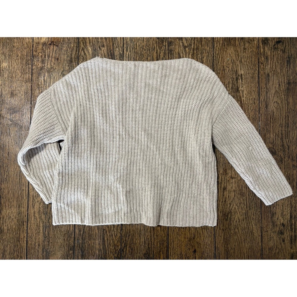 Vince Womens knit yak Wool Blend Sweater Cream XS - Picture 4 of 4
